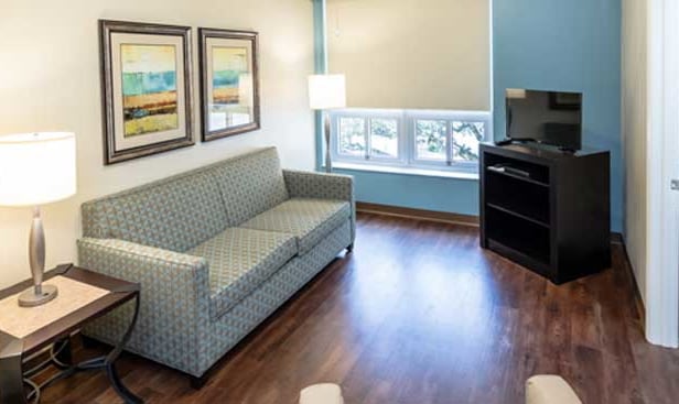 The Hope Lodge is located on the Magnolia campus at Moffitt Cancer Center.