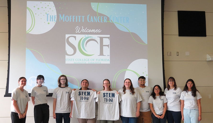 State College of Florida students at Moffitt Magnolia campus