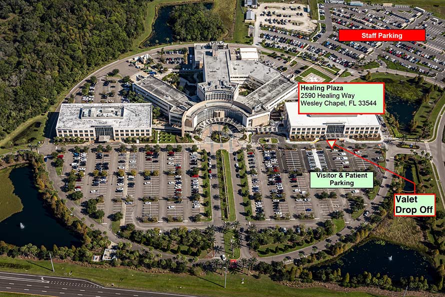 Aerial photo of AdventHealth Campus Wesley Chapel
