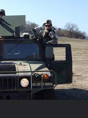 Michelle Chador military photo
