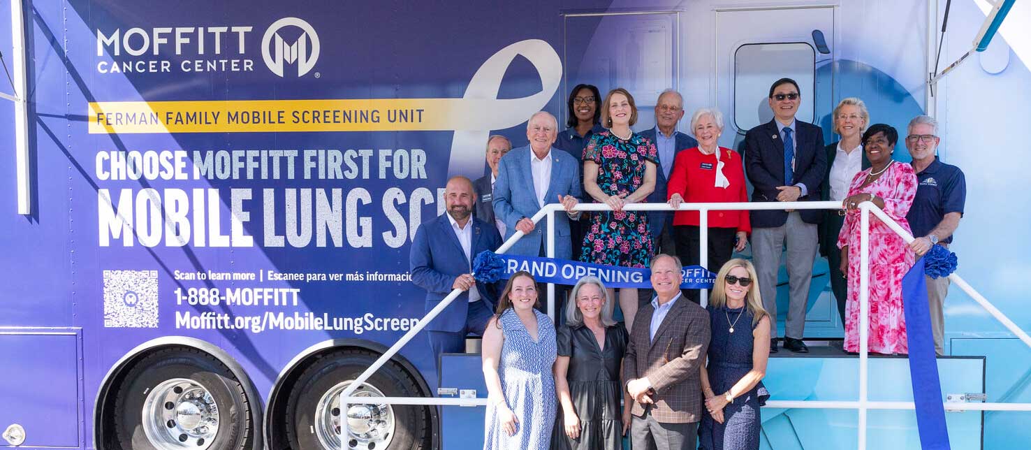 Ferman Family Mobile Lung Screening Unit ribbon-cutting ceremony