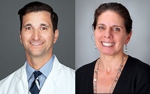 headshots of Dr. Julian Sanchez and Dr. Anna Giuliano