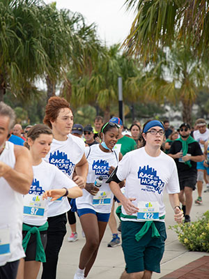 Participants at this year's Richard's Run Father's Day Walk/Jog
