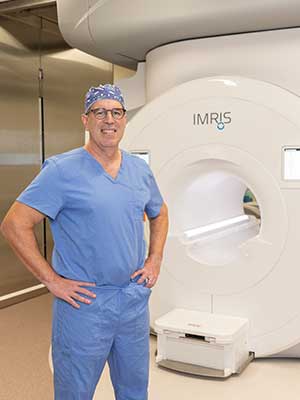 Vogelbaum and his team used the iMRI to get new images of Robert's brain during surgery, enabing the doctor to continue resecting the tumor.