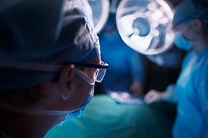 Surgery may be used to treat esophageal cancer