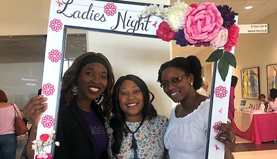 A group of women at Ladies Night in 2019