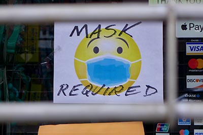 Mask required sign in storefront